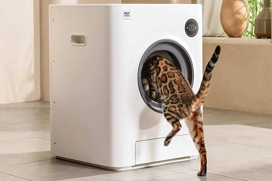 automatic kitty litter cleaner
